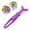 Purple, variant on Fall Kitchen Gadget Must-Have Julienne Peeler Good Ergonomic Grip Excellent Quality Material Single Double Triple Blade Peelers (Triple Blade, Orange)