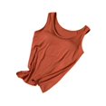 thumbnail image 2 of Tops de entrenamiento de soporte para de tanque para mujeres para entrenamiento gimnasio de fitness caminando verano rojo, 2 of 8