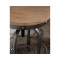 Signature Design by Ashley Pinnadel Swivel/Adjustable Counter Stool Set of 2 Light Brown