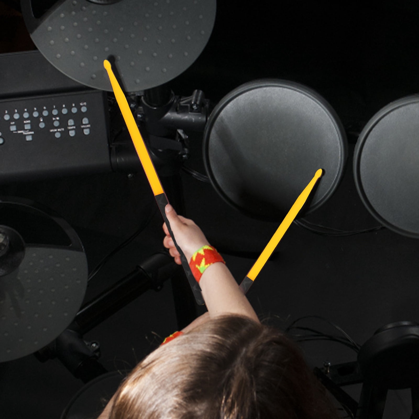 AURARMLET 5A Drum Sticks Rubber 5 Pairs For Adults Concerts 15 13X1 18X0 59in