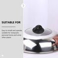 thumbnail image 4 of unbranded 4Ud Manijas Compactas Para De Olla Negro Práctico Con Clásico Cocinas, 4 of 8