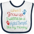 thumbnail image 3 of Inktastic Physical Therapist Like Mommy Boys or Girls Baby Bib, 3 of 4