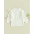thumbnail image 4 of Bagilaanoe Newborn Baby Girl Knit Cardigan Long Sleeve Sweater Knitwear Coat 3M 6M 12M 18M Infant Fall Casual Tops Outwear, 4 of 8