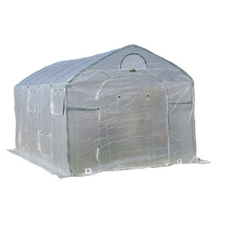 Flowerhouse 8'L x 9'W x 15'H Easy Pop-Up FarmHouse Greenhouse