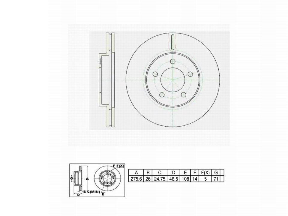 Winstop Brake Kits, Front WSK267, Ford Taurus 2000-1994