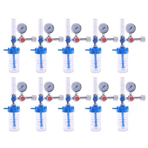 10X Oxygen Meter .YX11A Buoy Type Oxygen Inhalator Meter Pressure Reducing Valve Pressure Regulator G5/8