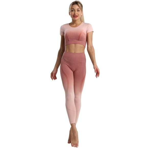Birdeem Women Fashionable Tracks Solid Color Yoga Sports Casual Time Contrast Suit