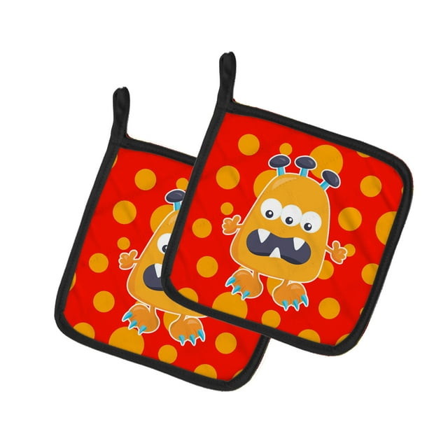 Carolines Treasures BB7005PTHD Petit Monstre Visonator Paire de Porte-Pots