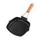 thumbnail image 3 of Folding Frying Pan with Anti Scald Wooden Handle Safe and Enjoyable Cooking, 3 of 11