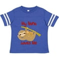 thumbnail image 3 of Inktastic My Nana Loves Me Sloth Boys or Girls Toddler T-Shirt, 3 of 5