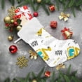 thumbnail image 6 of Coolnut Christmas Stocking Personalized Dinosaur Large Candy Stocking Hanging Gift Xmas Stockings Decoration 1 PC for Family Holiday Party Ornaments Decor Fireplace, 6 of 7
