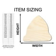 thumbnail image 3 of Unfinished Wood Elf Hat Shape - Craft - up to 46" 5" / 1/4", 3 of 5