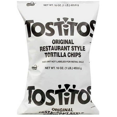 Tostitos Restaurant Style White Corn Tortilla Chips 16 Ounce 4 Per Case