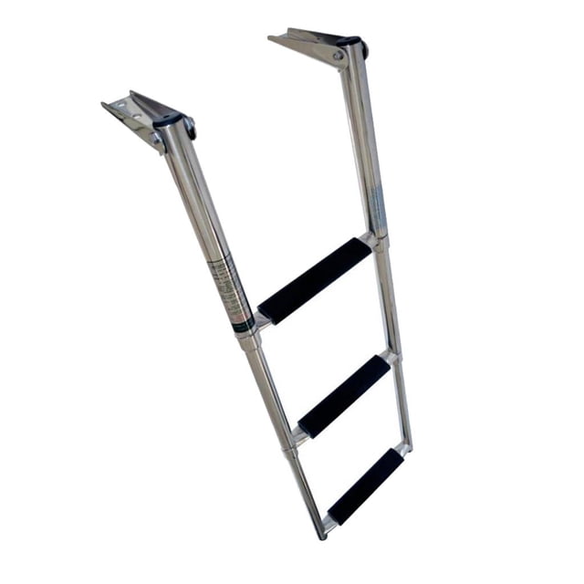 Escalera Telescópica de 3 Escalones para Yate / Piscina Escalera de Mano para Embarcaciones de material acero Inoxidable Macarena Escalera telescópica de 3 escalones para barcos