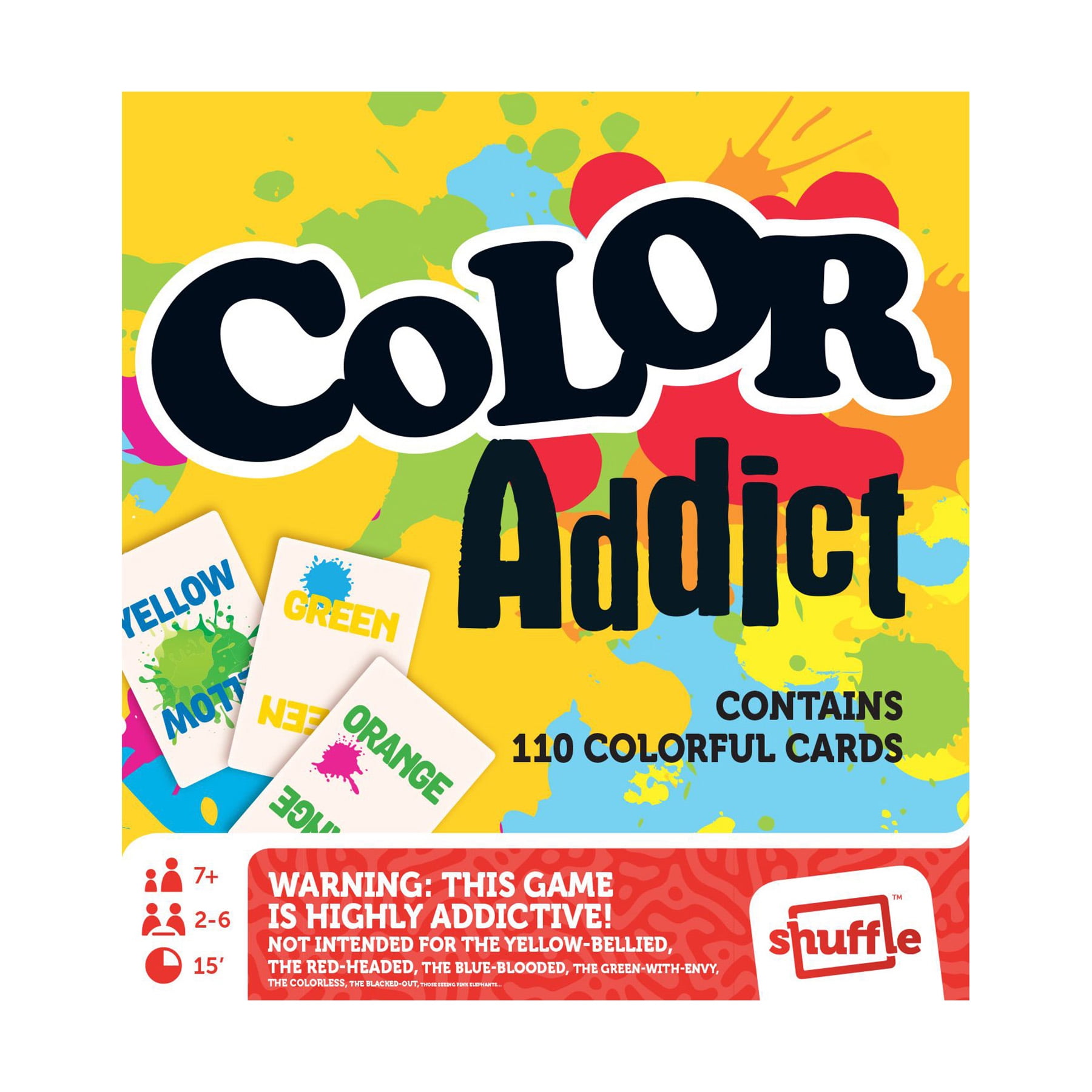 Color Addict Jeu de 110 Cartes 