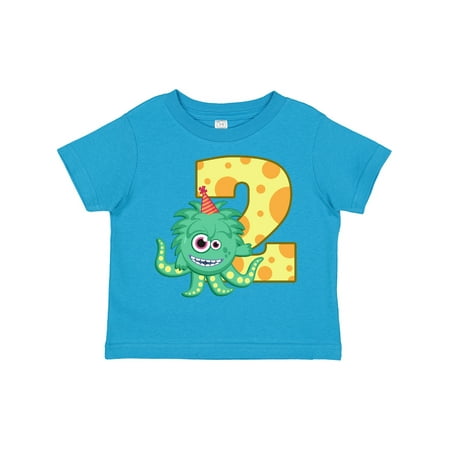 

Inktastic 2nd Birthday Monster Gift Toddler Boy or Toddler Girl T-Shirt