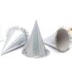 thumbnail image 3 of 18pcs Birthday Party Cone Hats with Glittering Tassel Boarder for Kids and Adults (Mix Color), 3 of 3