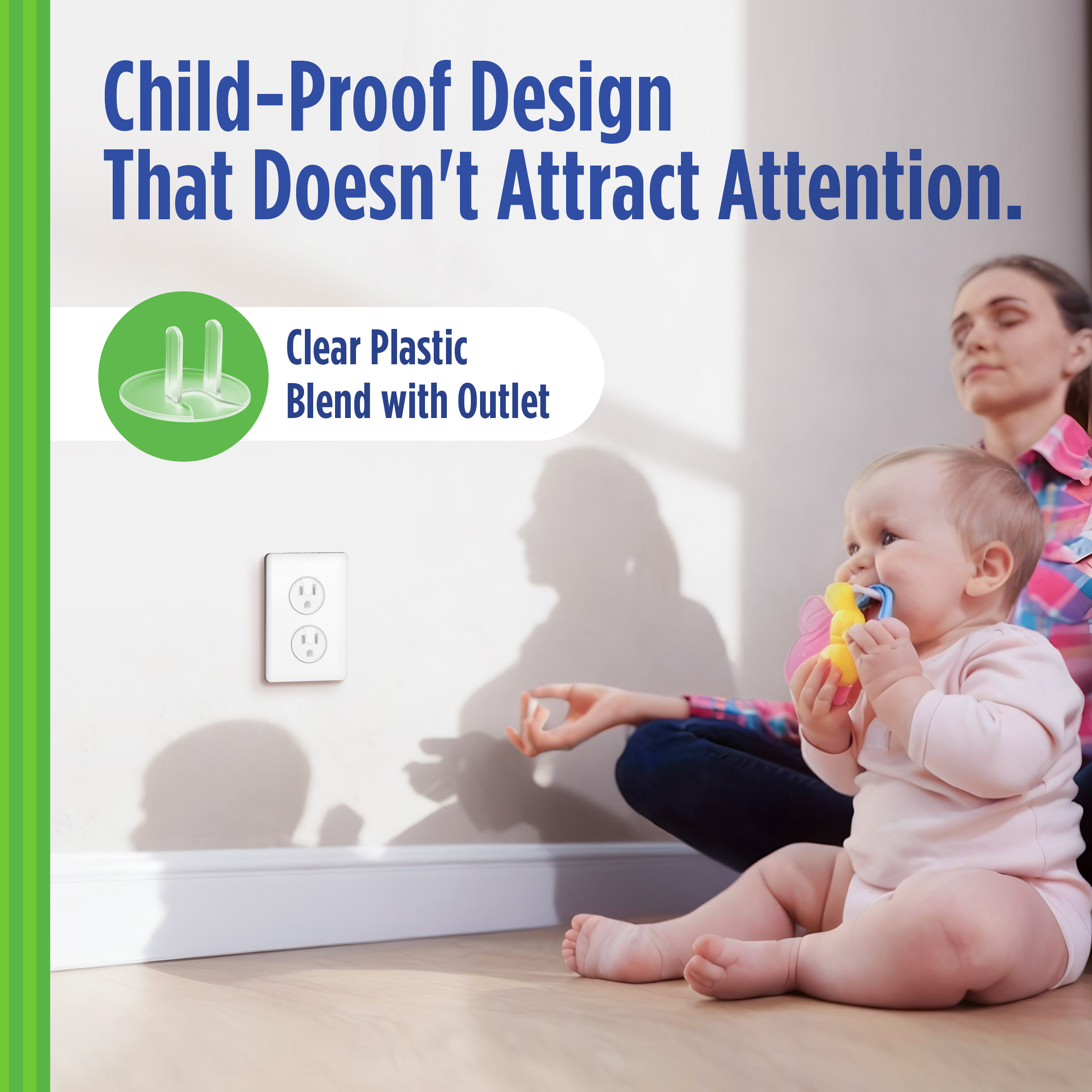 Baby Buddy Clear Plastic Outlet Plug Covers 24 Pack photo 4