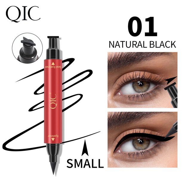 Fiudx Delineated Ojos Líquido Doble Punta y Punta Gruesa de No Se Corre, 3,5 Ml