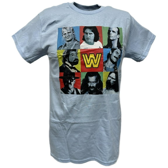 Curt Hennig Rick Rude Roddy Piper Legends Mens Blue T-shirt
