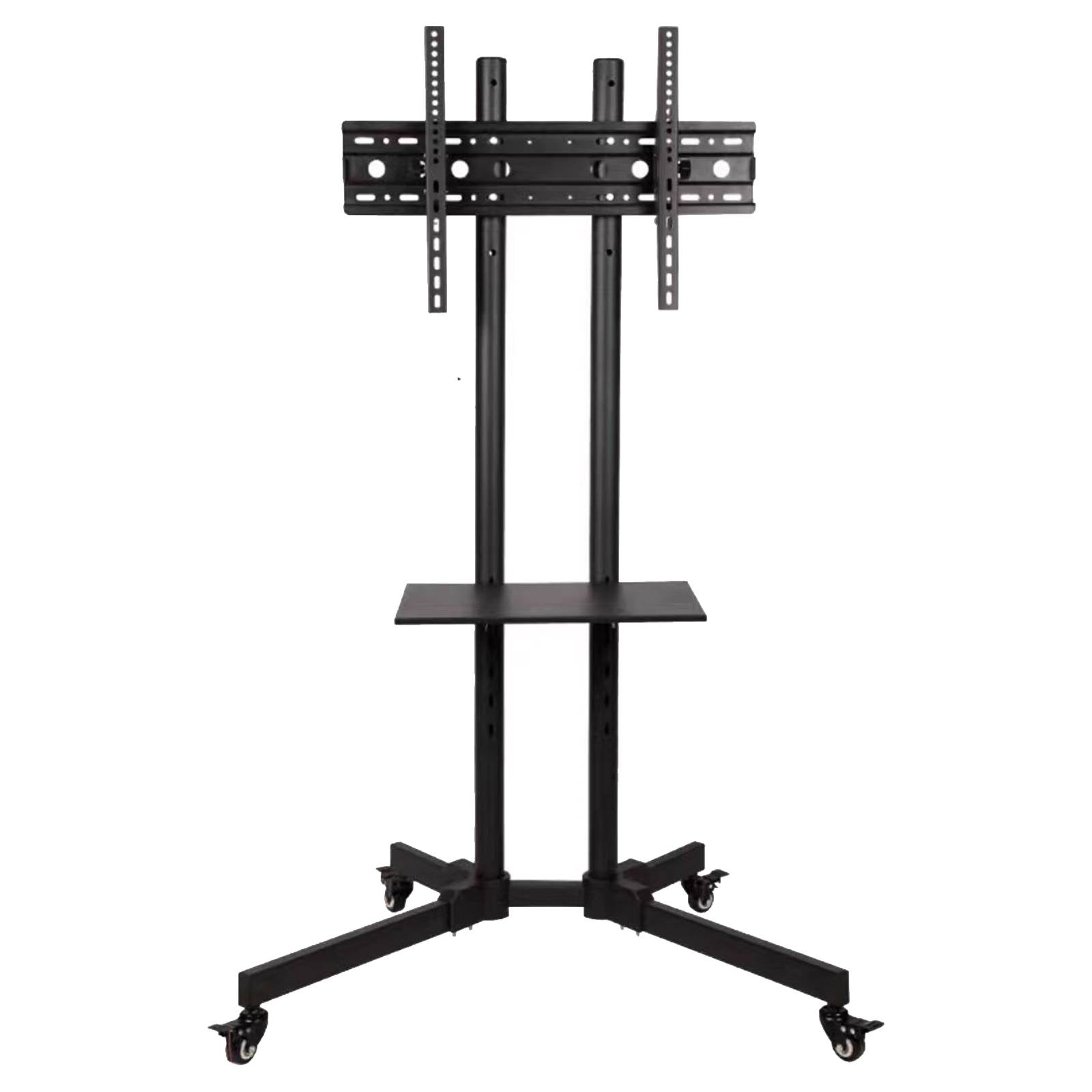 DAWOT Mobile TV Stand on Wheels for 32-65 Inch LCD LED Flat Panel Curved Screen TV Movable Portable Rolling Floor TV Stand