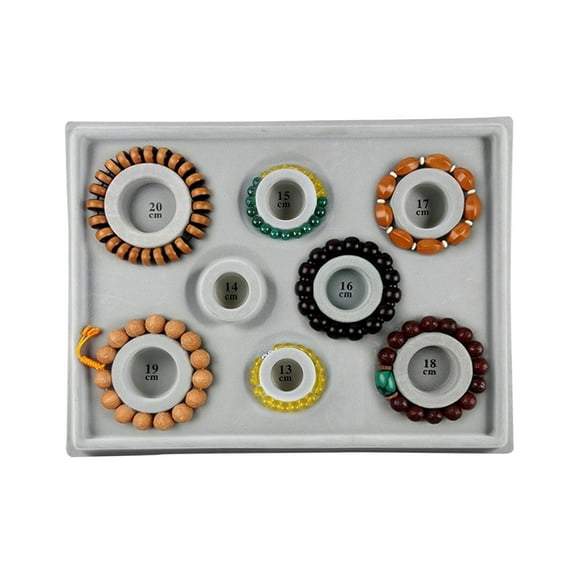 Beading Boards Flocked Bracelet Design Board Beading Jewelry Organizer Beading Trays for Jewelry Making DIY Design Boards for Bracelet Necklaces and Other Jewelry
