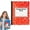 Red, variant on Clearance Sale! 1PC Wide Ruled Composition Notebook, Marble Pattern Cover for Journaling & Notes, Paper, for Office & Home, (25x19x2cm, Red)