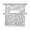 White, variant on Black Willow Leaves Kitchen Swag Valances for Windows, Modern Dotted Boho Minimalist Art Swag Valances Curtains for Living Room, Rod Pocket Window Treatments for Bathroom, Bedroom, Cafe, 56"x36"