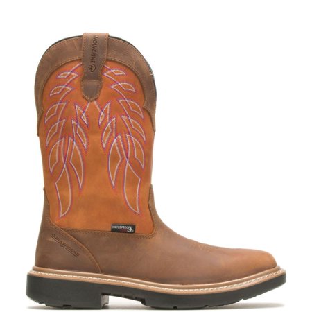 Wolverine Rancher DuraShocks CarbonMax Wellington Work Boot Men Yellow/Orange