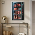 thumbnail image 3 of Fashion Vending Machine Canvas Fashion Posters by Art Remedy, White Frame, 24 x 36, 3 of 7