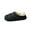 Black, variant on CHUMUD Women's Fully Enclosed & Plush Lined Flats for Cozy Winter Wear Upgraded Protective Slipper Boots Slip-On Indoor & Outdoor Casual Shoes