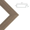 thumbnail image 4 of Millbrook Collection Country Chic Wood Picture Frames, 2-Pack, 12x16 - Whiskey Brown, Wide - 2-1/2" Face Solid Wood Molding for Photos, Artwork & Prints Includes Acrylic Glazing - Made in USA, 4 of 7