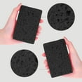thumbnail image 2 of Unique Bargains 6 Pack Non-Scratch Sponges Kitchen Cleaning Sponges Black 4.3"x2.8"x0.8", 2 of 6
