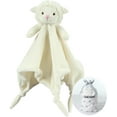 thumbnail image 3 of CREVENT Baby Gift Set Storage Basket with Baby Blanket,Security Blanket,Taggie,Gift Bag with Ribbon,Ivory,Unisex,4Items, 3 of 7