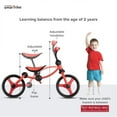 thumbnail image 4 of smarTrike Lightweight & Adjustable Kids Running Bike 2 in 1 Balance Bike, Red, 4 of 8