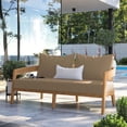 thumbnail image 1 of Modway Brisbane Causeuse de Patio Extérieure en Bois de Teck, Brun Pâle Naturel, 1 of 8
