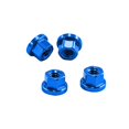 thumbnail image 1 of HILABEE 4 Pieces 1/30 RC Crawler M2 Flanged Wheel Nuts Durability Hardware for SCX30 Blue, 1 of 9