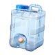 thumbnail image 1 of Jarra de almacenamiento de agua portátil para de agua con cantimplora de agua Spigot Contenedor de agua de capacidad de 15L para, 1 of 9