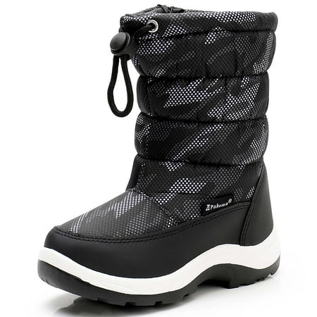 Apakowa New Kids Boys Cold Weather Snow Boots (Toddler/Little Kid)