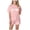 A122-Pink, variant on Ccpelsie Toddler Girl's 2 Piece Bowknot Outfits Summer Cute Fashion Graphic Tees with Short Sets for Children(Dark Blue,6-7 Years)