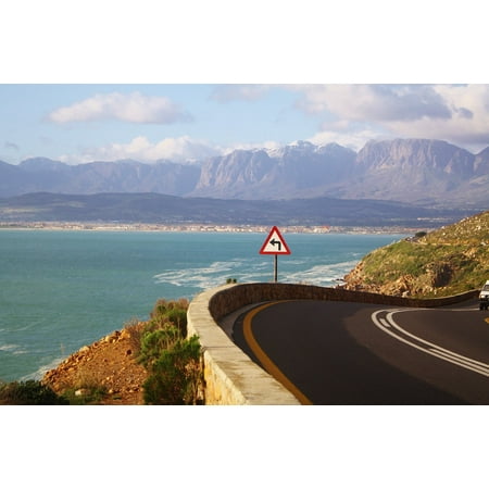 LAMINATED POSTER Cape Town Coastal Road Sea South Africa Ocean Poster Print 24 x