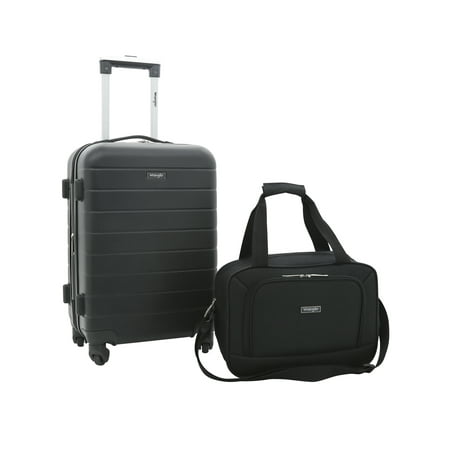black rolling carry on luggage
