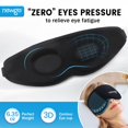 thumbnail image 3 of Máscara de ojos en gel refrescante NEWGO 3D Soft Cold Eye Mask negra, 3 of 7