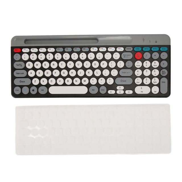 Double Mode Keyboard Mouse, Comfortable Use, Stable Connection, Waterproof And , 2.4G , BT, Inclination Design, Concave Keys
