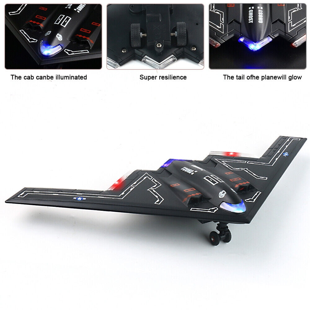 EROCK Set of 2 Diecast F-35 Jet Plane Model Fighter Toys w/Lights Sounds for Kids Gift