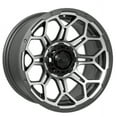 thumbnail image 2 of GTW Bravo 14" Golf Cart Wheels Gray 205x30 Cruze Tires E-Z-GO & Club Car, 2 of 4