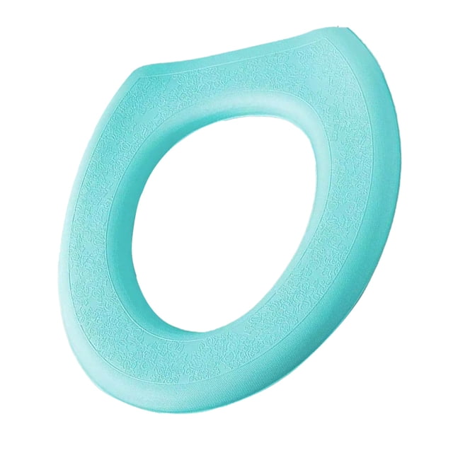 Funda para asiento de inodoro, cojín para asiento de inodoro EVA suave e impermeable, Universal con diseño autoadhesivo para baño