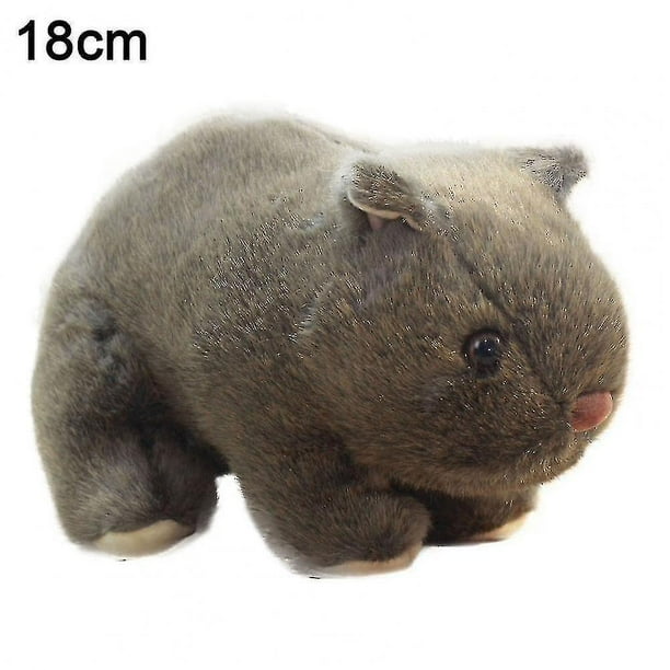 Cotton Practical Plush Stuffed Wombat Toy Photograph Prop Stuffed Wombat Toy Lovely Appearance For Living Room Fk