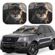 thumbnail image 1 of Balery Pilot Cat In Vintage Plane Parasol para parabrisas de coche de 2 piezas | Parasol plegable para parabrisas delantero de coche para la mayoría de sedanes-Medium, 1 of 6
