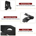 thumbnail image 4 of Uxcell 32 Pieces Cabinet Shelf Clips Metal Adjustable Shelf Bracket Clips, Black, 4 of 4